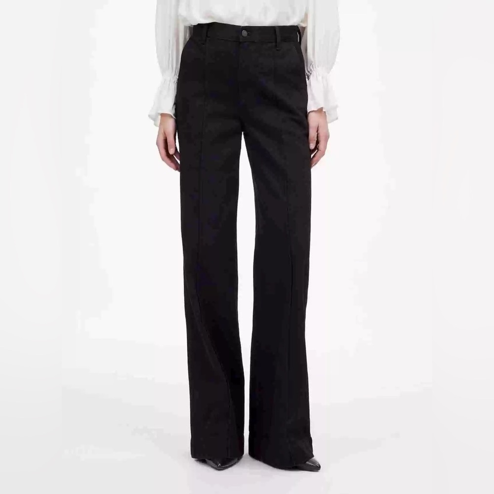 Madewell Superwide-Leg Black Jeans